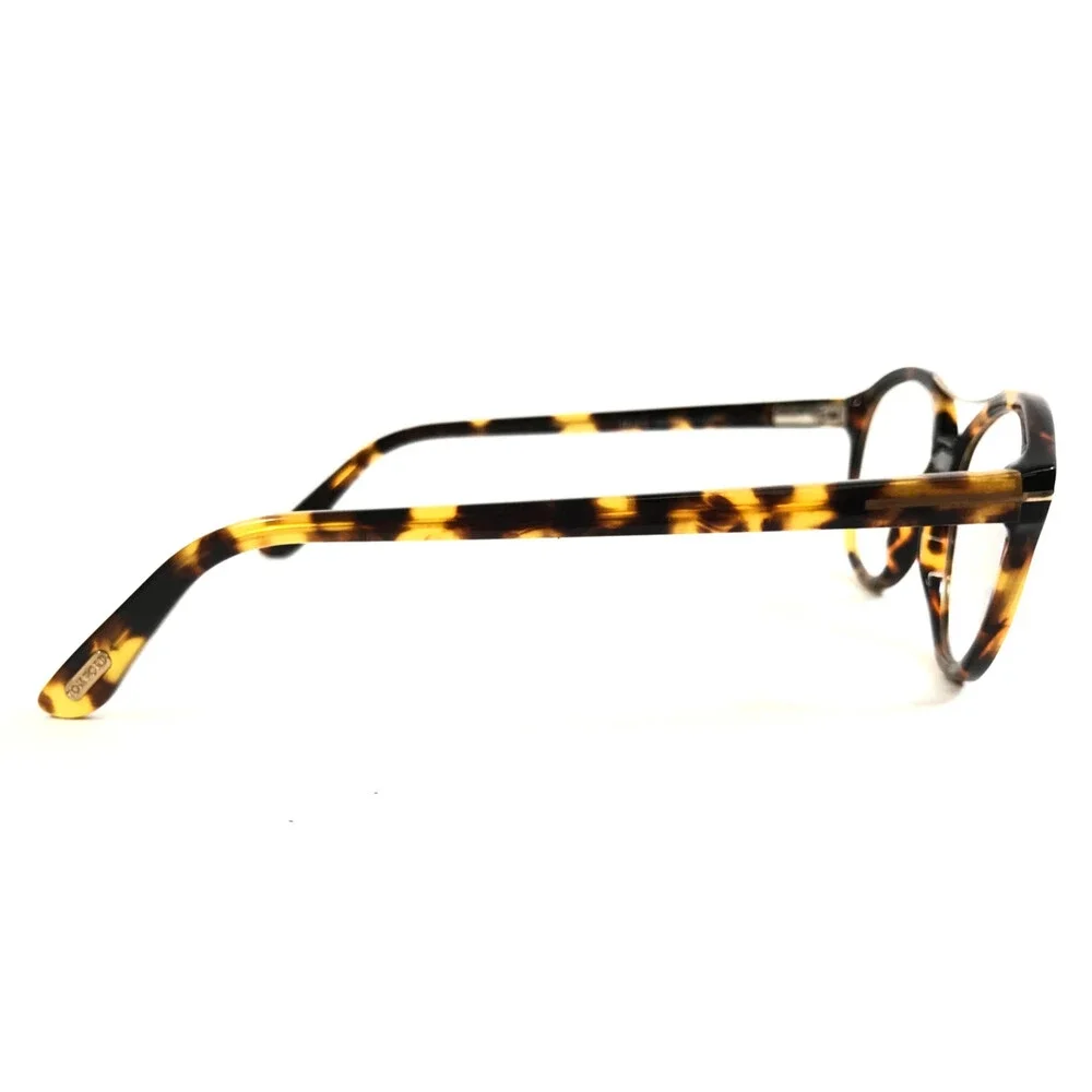 Tom Ford Eyeglasses Frames TF5412 056 Blonde Tortoise Oval Full Rim 52-17-140